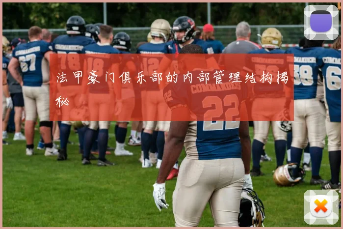 法甲豪门俱乐部的内部管理结构揭秘